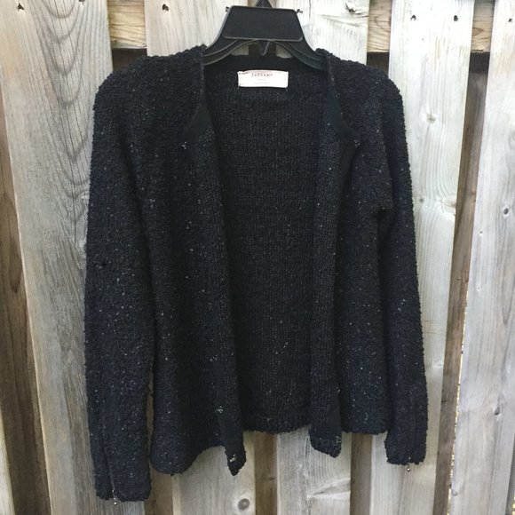 Zara Knit black sequin cardigan - size S - Picture 9 of 11
